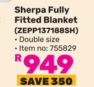 Pure Pleasure Sherpa Fully Fitted Blanket ZEPP137188SH