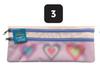 Magic Pastels Pencil Bag With 2 Zips 850014808-Each