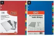 Aro A4 Board File Dividers A-Z (180GSM)-Per Pak