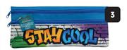 Graffiti Art Pencil Bag With 2 Zips 850015558-Each