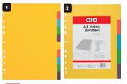 Aro 5 Tab File Dividers Bright 5-Pack-Each
