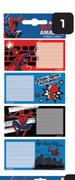 Marvel Spiderman Book Labels 850015685-Each