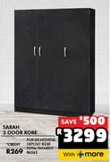 Sarah 3 Door Robe