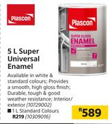 Plascon Super Unversal Enamel (Standard Colours)-1Ltr
