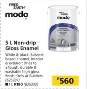 Fired Earth Modo Non Drip Gloss Enamel-1Ltr