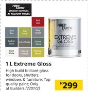 Fired Earth Extreme Gloss-1Ltr