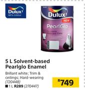 Dulux Solvent Based Pearlglo Enamel-5Ltr
