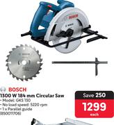Bosch 1300W 184mm Circulr Saw GKS 130