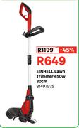 Einhell Lawn Trimmer 450W 30cm 81497975