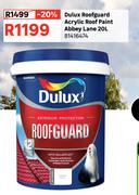 Dulux Roofguard Acrylic Roof Paint (Abbey Lane) 81416474-20Ltr