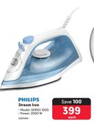 Philips Steam Iron SERIES 1000-Each