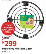Nortene 32cm Pot Trolley