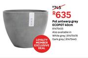 Ecopot 40cm Grey Antwerp Pot