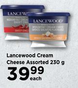 Lancewood Cream Cheese Assorted-230g Each