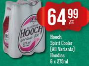 Hooch Spirit Cooler(All Variants) Handies-6X275ml Per Pack
