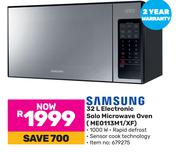 Samsung 32L Electronic Solo Microwave Oven ME0113M1/XF