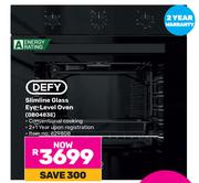 Defy Slimline Glass Eye Level Oven DBO483E