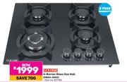Goldair 4 Burner Glass Gas Hob GBGH-4002