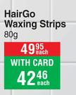 HairGo Waxing Strips-80g
