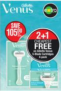Venus Deluxe Smooth Sensitive Cartridges (4-Pack)-Per Pack