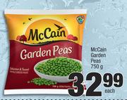 McCain Garden Peas-750g Each