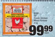 Spar IQF Frozen Chicken Mixed Portions-4kg Each