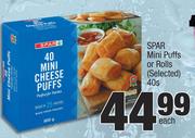 Spar Mini Puffs Or Rolls (Selected)-40's Each
