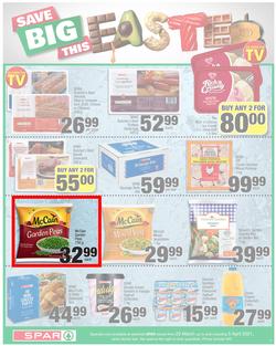 SPAR EASTERN CAPE : Your One Stop Easter Shop (23 March - 5 April 2021) Valid in Acres, Algoa Park, Aliwal North, Aspen, Cambridge, Crossways, Dagbreek, Seaview, Sherwood, page 9