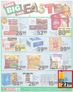 SPAR EASTERN CAPE : Your One Stop Easter Shop (23 March - 5 April 2021) Valid in Acres, Algoa Park, Aliwal North, Aspen, Cambridge, Crossways, Dagbreek, Seaview, Sherwood, page 9