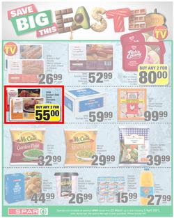 SPAR EASTERN CAPE : Your One Stop Easter Shop (23 March - 5 April 2021) Valid in Acres, Algoa Park, Aliwal North, Aspen, Cambridge, Crossways, Dagbreek, Seaview, Sherwood, page 9