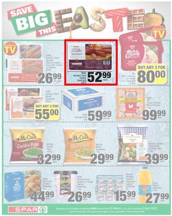SPAR EASTERN CAPE : Your One Stop Easter Shop (23 March - 5 April 2021) Valid in Acres, Algoa Park, Aliwal North, Aspen, Cambridge, Crossways, Dagbreek, Seaview, Sherwood, page 9