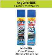 Mr.Sheen Oven Cleaner (All Variants)-For 2 x 300ml
