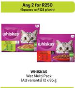 Whiskas Wet Multi Pack (All Variants)-For 2 x 12 x 85g