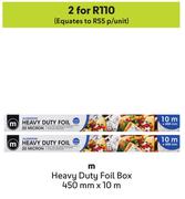 M Heavy Duty Foil Box 450mm x 10m-For 2