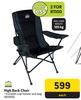 Camp Master High Back Chair