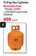 Alva 9Kg Gas Cyclinder G090