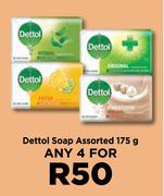 Dettol Soap Assorted-For Any 4 x 175g