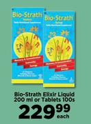Bio-Strath Ellxir Liquid 200ml Or Tablets 100s-Each