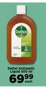 Dettol Antiseptic Liquid-500ml Each