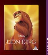 Disney The Lion King DVD Movie-For 2