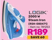 Logik 2000W Steam Iron RSH-080471