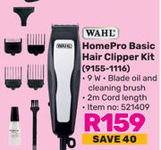 Wahl HomePro Basic Hair Clipper Kit 9155-1116