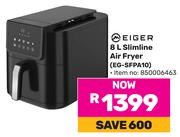 Eiger 8L Slimline Air Fryer EG-SFPA10