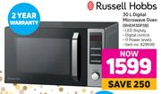 Russell Hobbs 30L Digital Microwave Oven (RHEM30P3B)