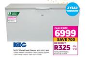 KIC 543L White Chest Freezer (KCG 570/2 WH)