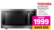 Toshiba 42L Black Solo Microwave Oven 