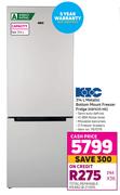 KIC 314L Metallic Bottom Mount Freezer Fridge (KBF635 ME)