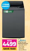 Midea 13kg Top Load Washing Machine