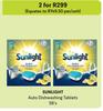 Sunlight Auto Dishwashing Tablets-For 2 x 56's
