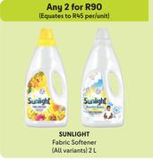 Sunlight Fabric Softener (All Variants)-For 2 x 2L